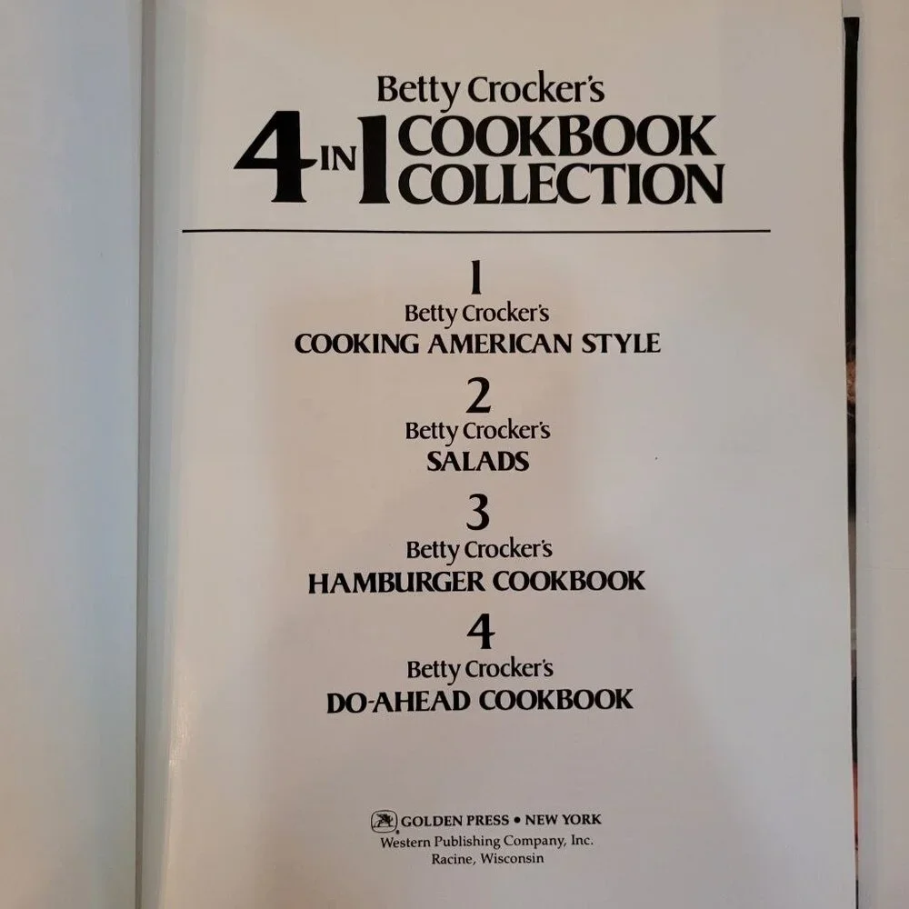 Set of 3 Hardcover Books Crisco Betty Crocker 4 in 1 Good Housekeeping Microwave
